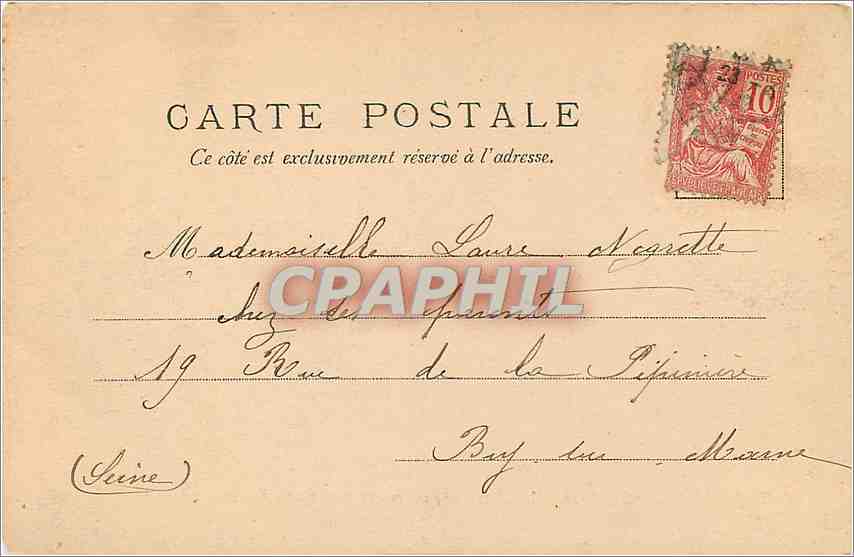 CPA Trouville sur mer jetees depart du bateau du havre Bateau — Verso