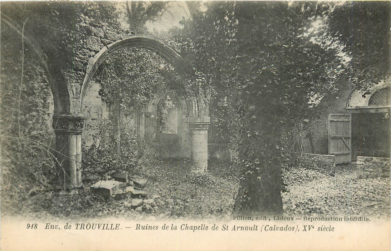 Ruines de la Chapelle de St Arnoult — Env. de TROUVILLE — Fillion, édit, Lisleux