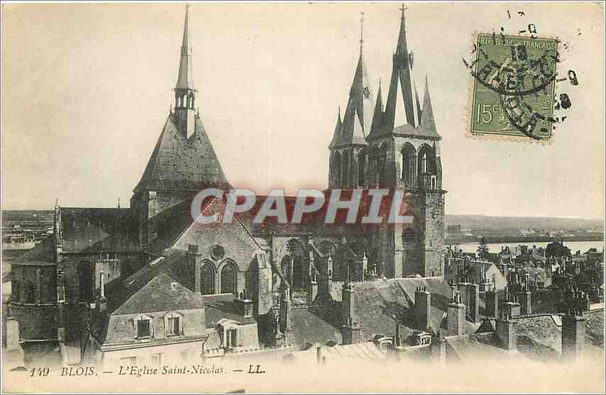 CPA Blois L'Eglise Saint Nicolas