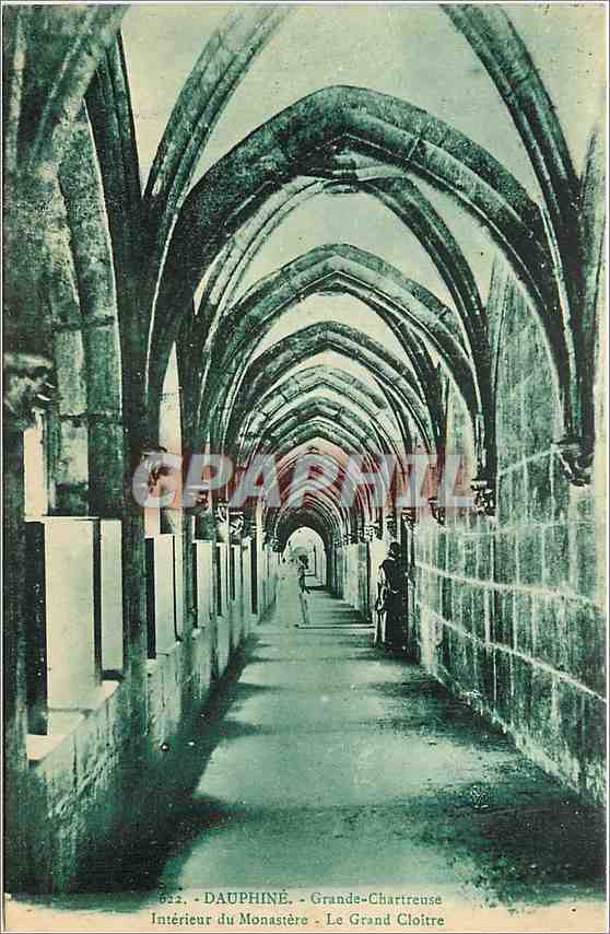 Dauphiné - Grandes-Chartreuse - Intérieur du Monastère - Le Grand Cloître