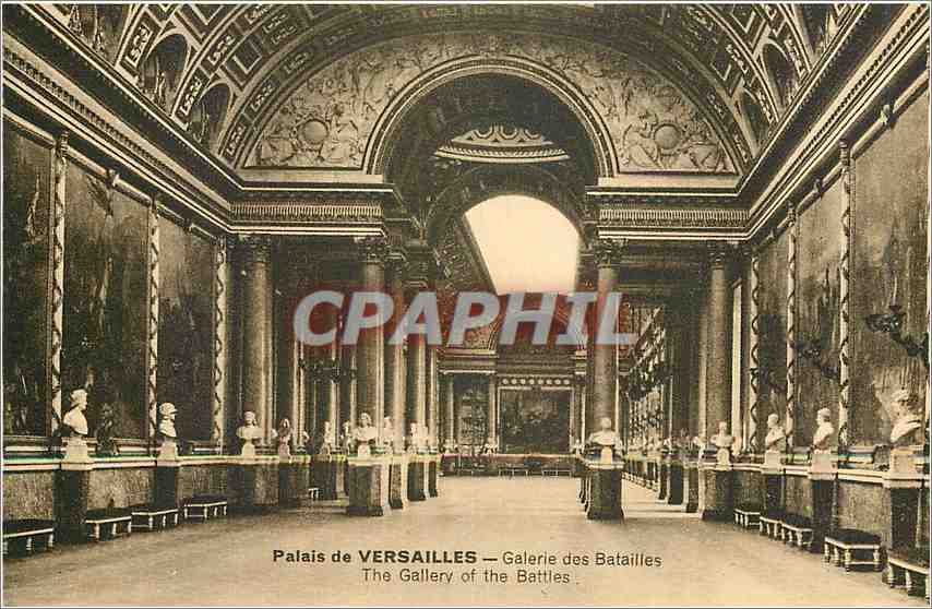 CPA Palais de Versailles Galerie des batailles