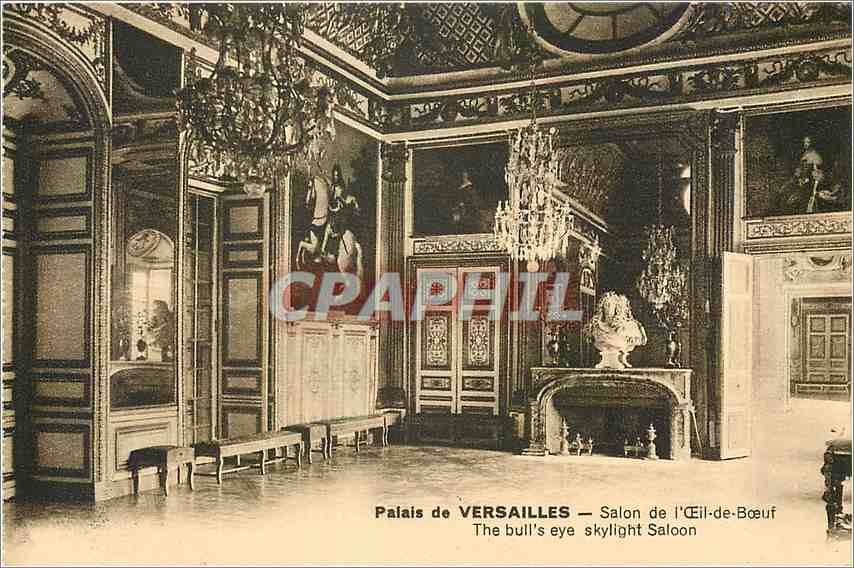 CPA Palais de Versailles Salon de l'oeui de Boeuf