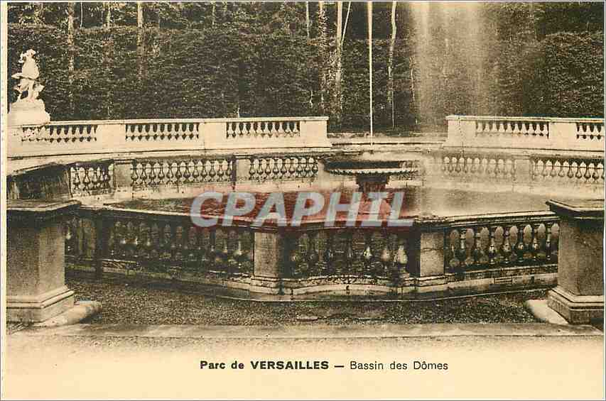 CPA Parc de Versailles Bassin des domes