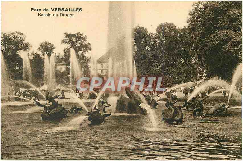 CPA Parc de Versailles Bassin du Dragon