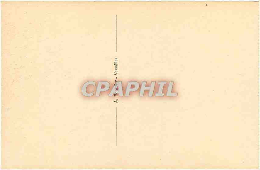 CPA Versailles Palais du Grand trianon la Chambre de Louis Philippe — Verso