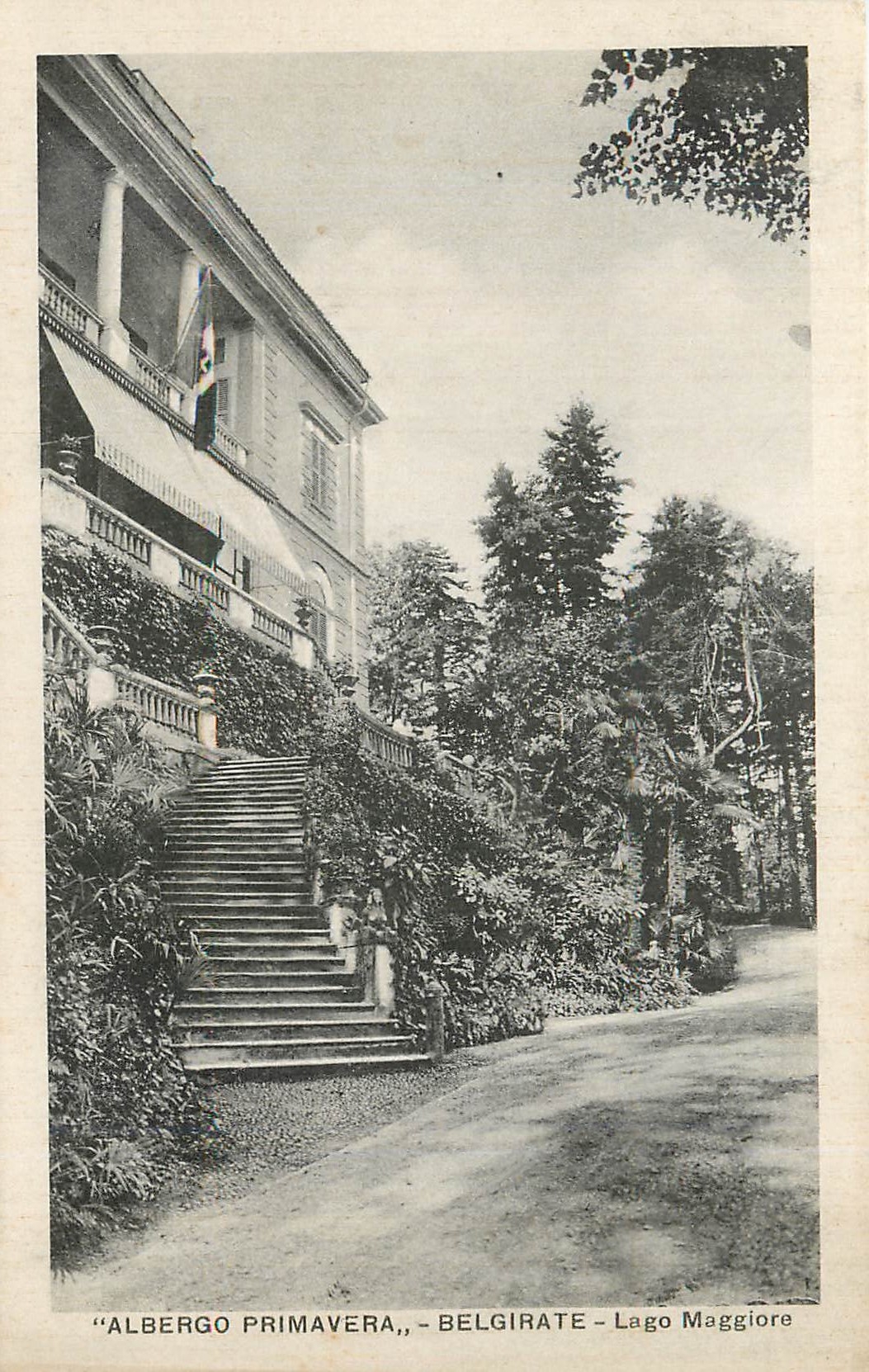 CPA Albergo Primavera Belgirate Lago maggiore