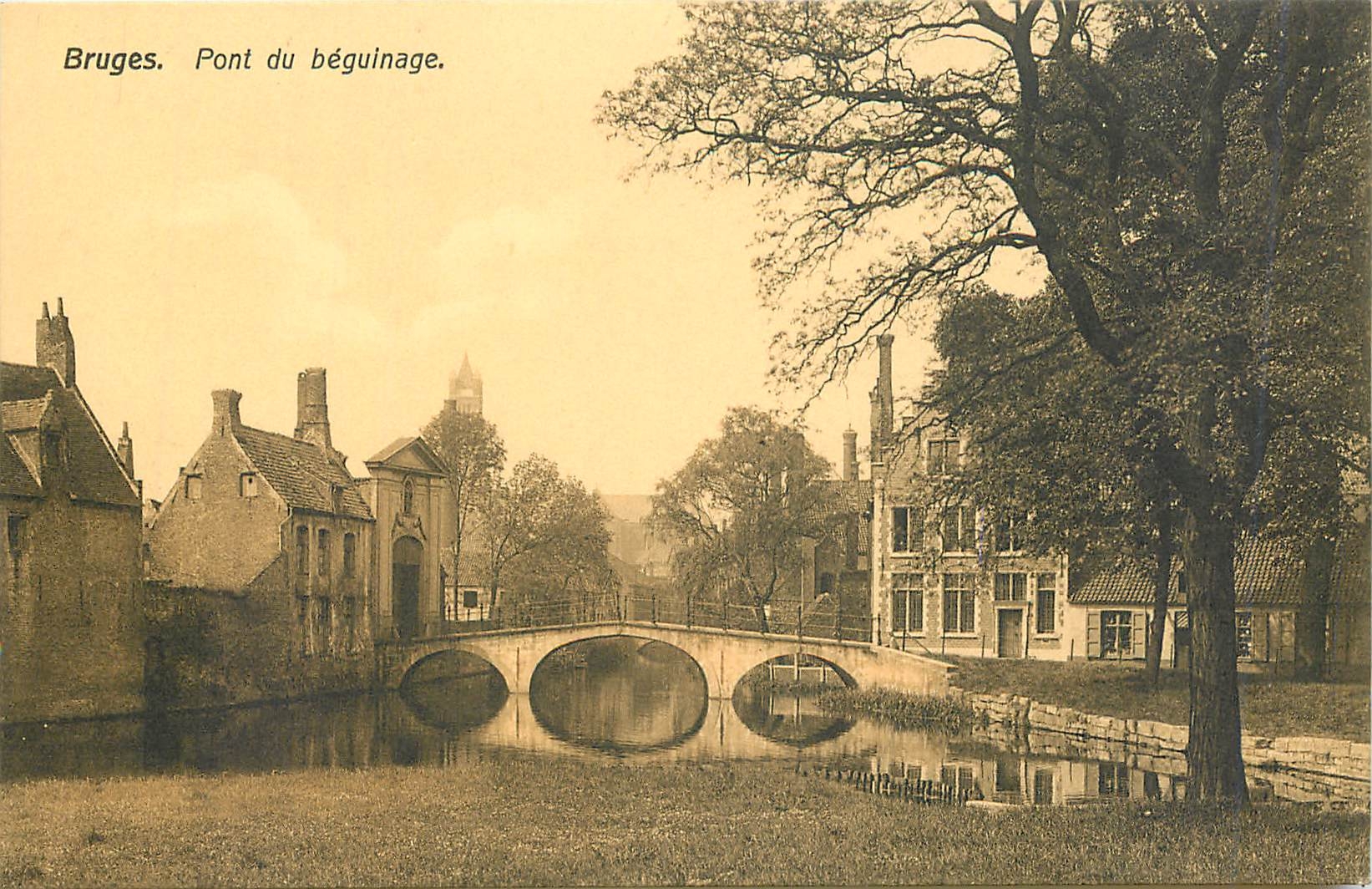 CPA Bruges Pont du Beguinage