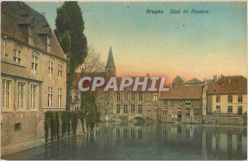 CPA Bruges Quai du Rosaire