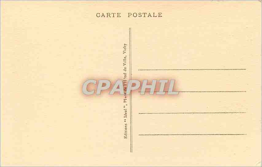 Pictorial Auvergne - Panoramic View of the Sioule Dam and Fades Viaduct - 2784 - Publisher Ideal — Back