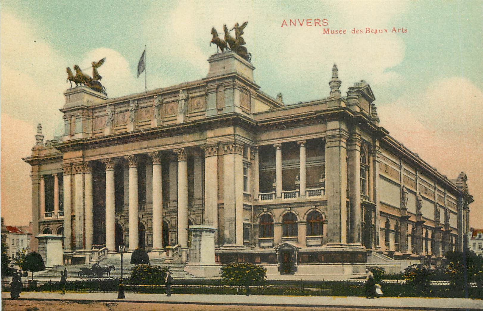 CPA Anvers Musee des beaux Arts