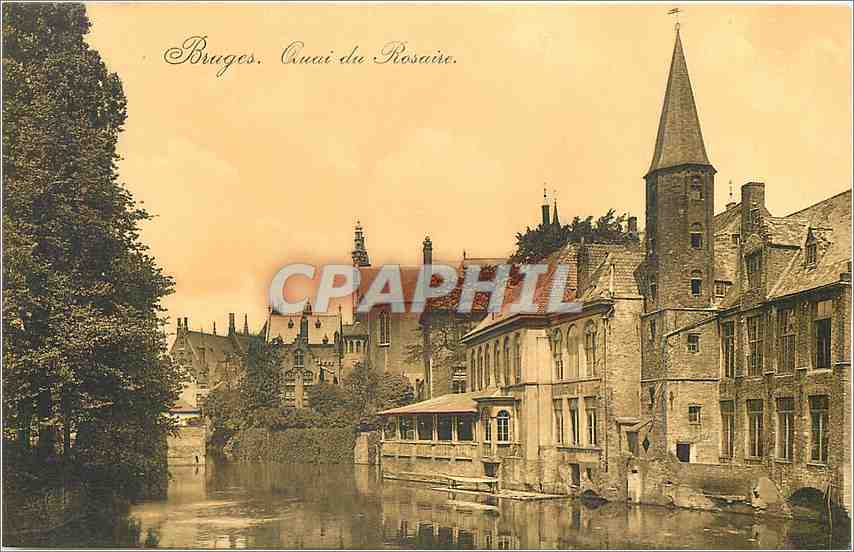 CPA Bruges Quai du Rosaire