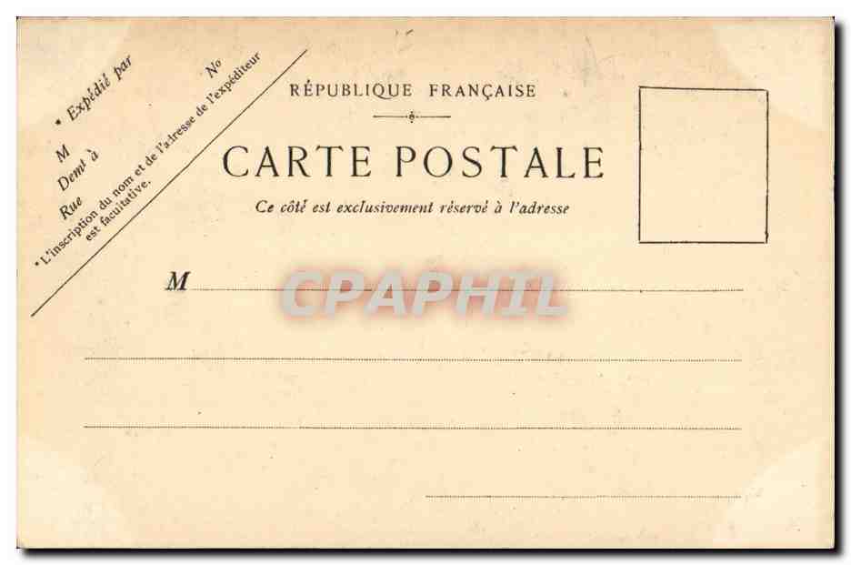 CPA L'alliance latine Victor Emmanuel III a paris Juillet 1903 — Rückseite