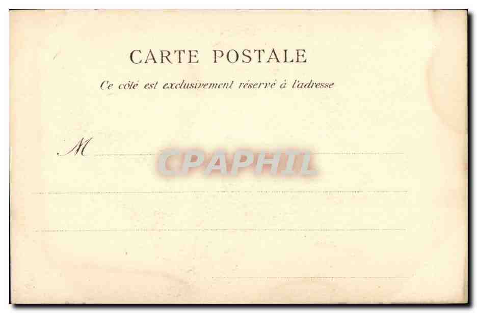 CPA Le camelot de CArnaval CPA SErpentins Confettis ! Qui n'a pas son petit balai ! TOP Cafe Cognac Petits metiers — Rückseite