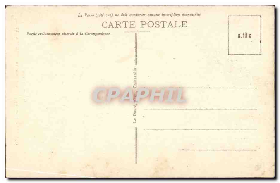 La Bretagne CPA Le bapteme au pays des Glasiks en Cornouaille Pretre — Verso
