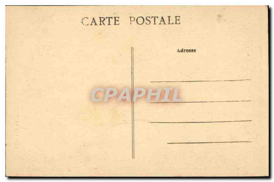 CPA Un Plougastel Bretagne Coiffe Costume — Verso