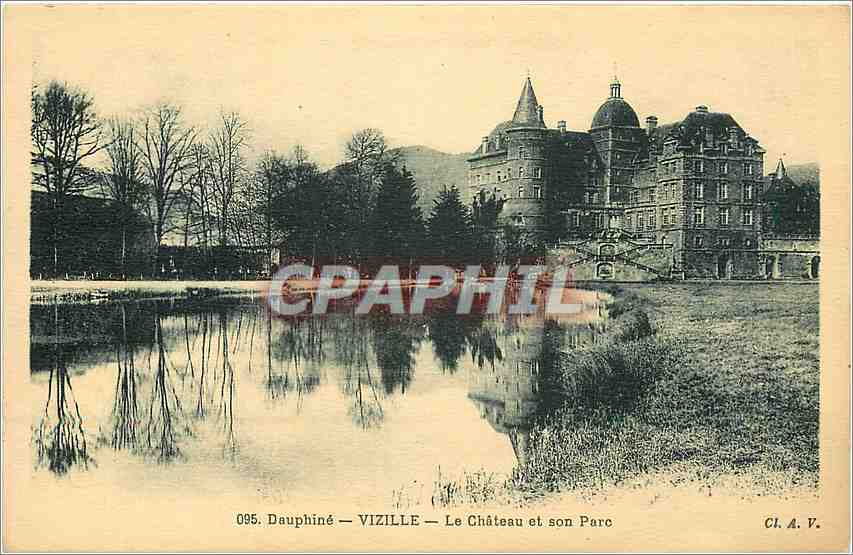CPA Dauphine Vizille Le Chateau et son Parc 