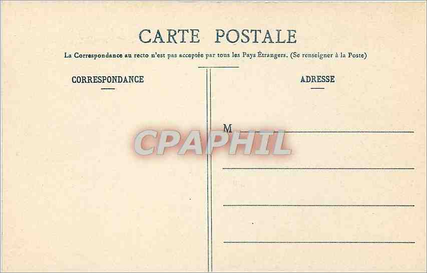CPA Biarritz Pittoresque Un soir de Tempete d'Apres J Paguenaud  — Verso