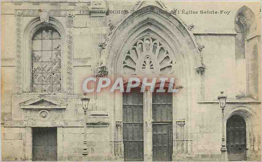 Conches (Eure) — Vue de l'Église Sainte-Foy — P. Tannier Éditeur