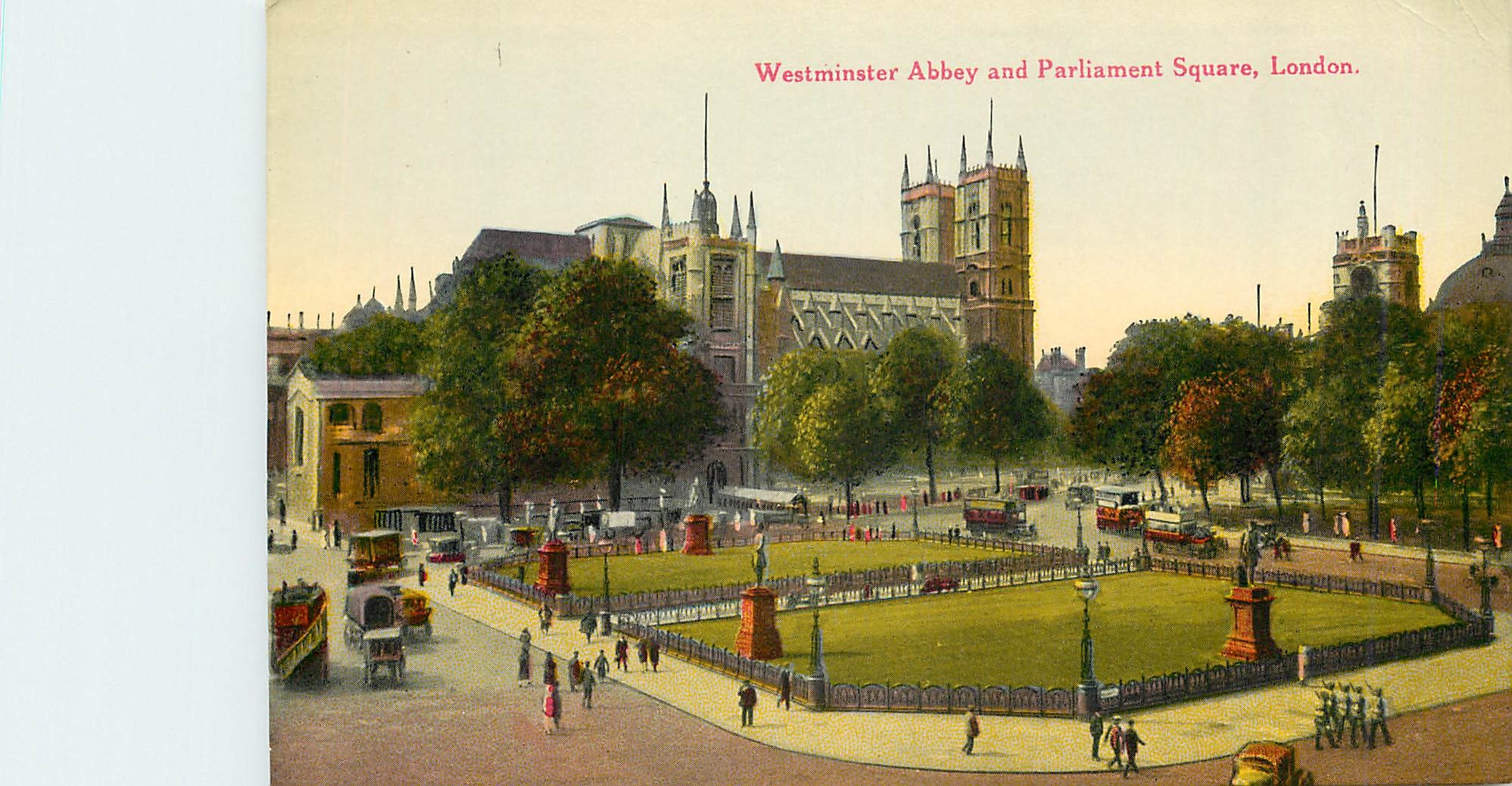 CPA Westminster Abbey and Parliament Square London 