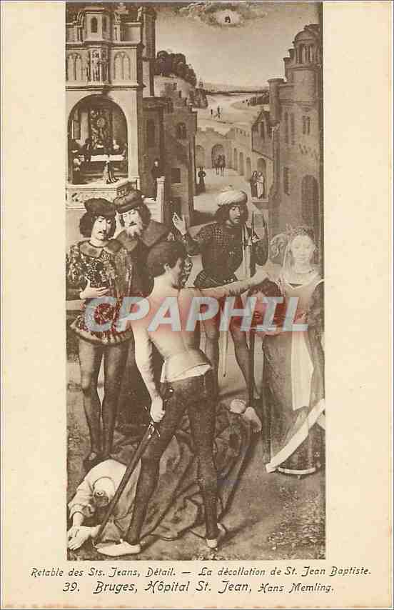 CPA Bruges Hopital St Jean Hans Memling 