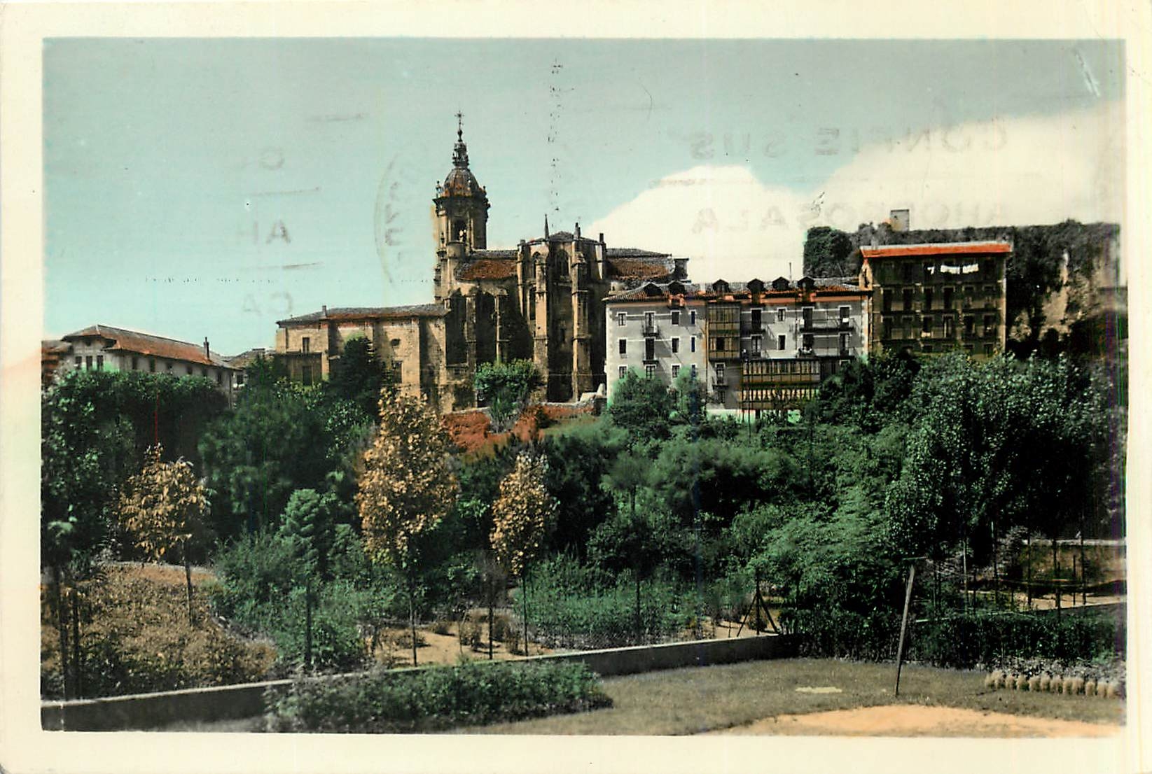 CPA Fuenterrabia Eglise et Chateau de Charles V 