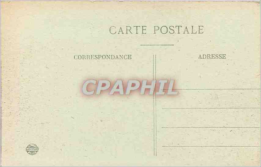 CPA Lyon Pont Lafayette et Coteau de Fourviere  — Verso