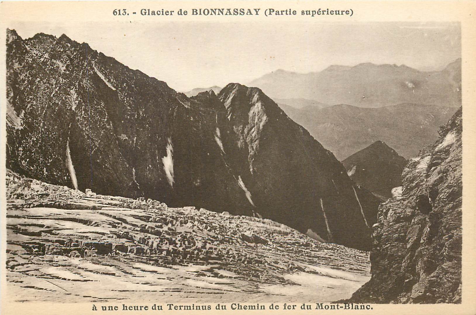 CPA Glacier de Bionnassay Partie superieure 