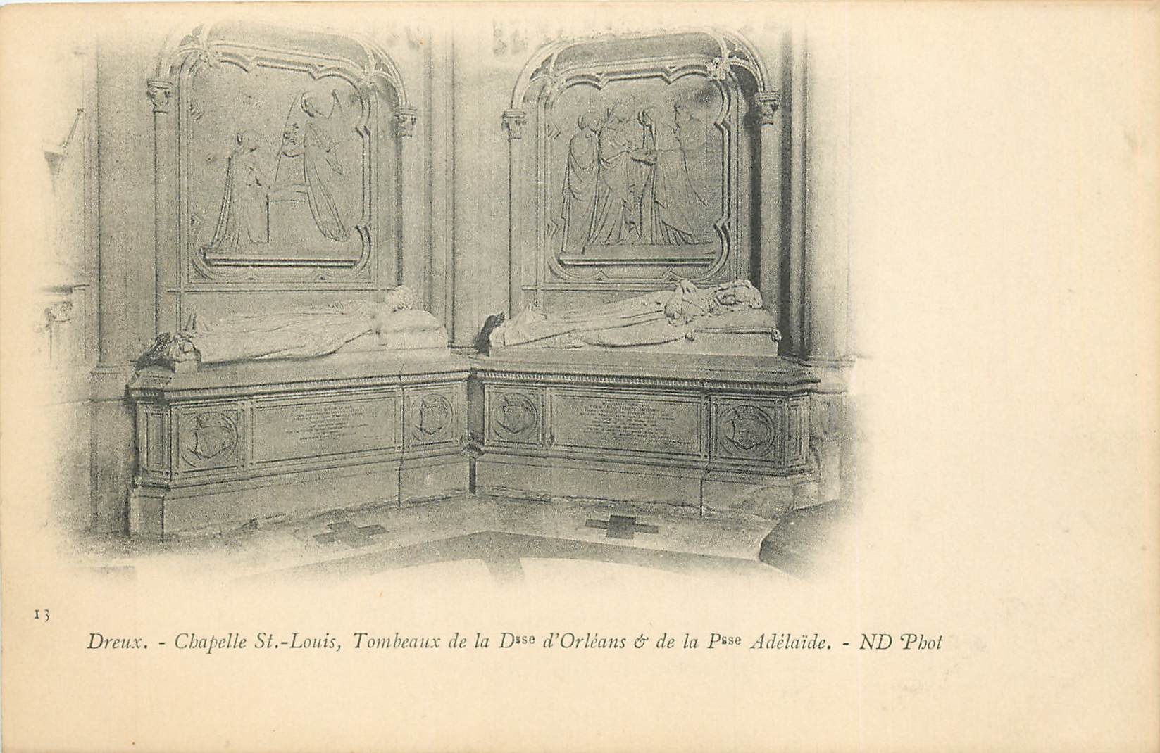 CPA Dreux Chapelle St Louis Tombeau de la Dasse d'Orleans 