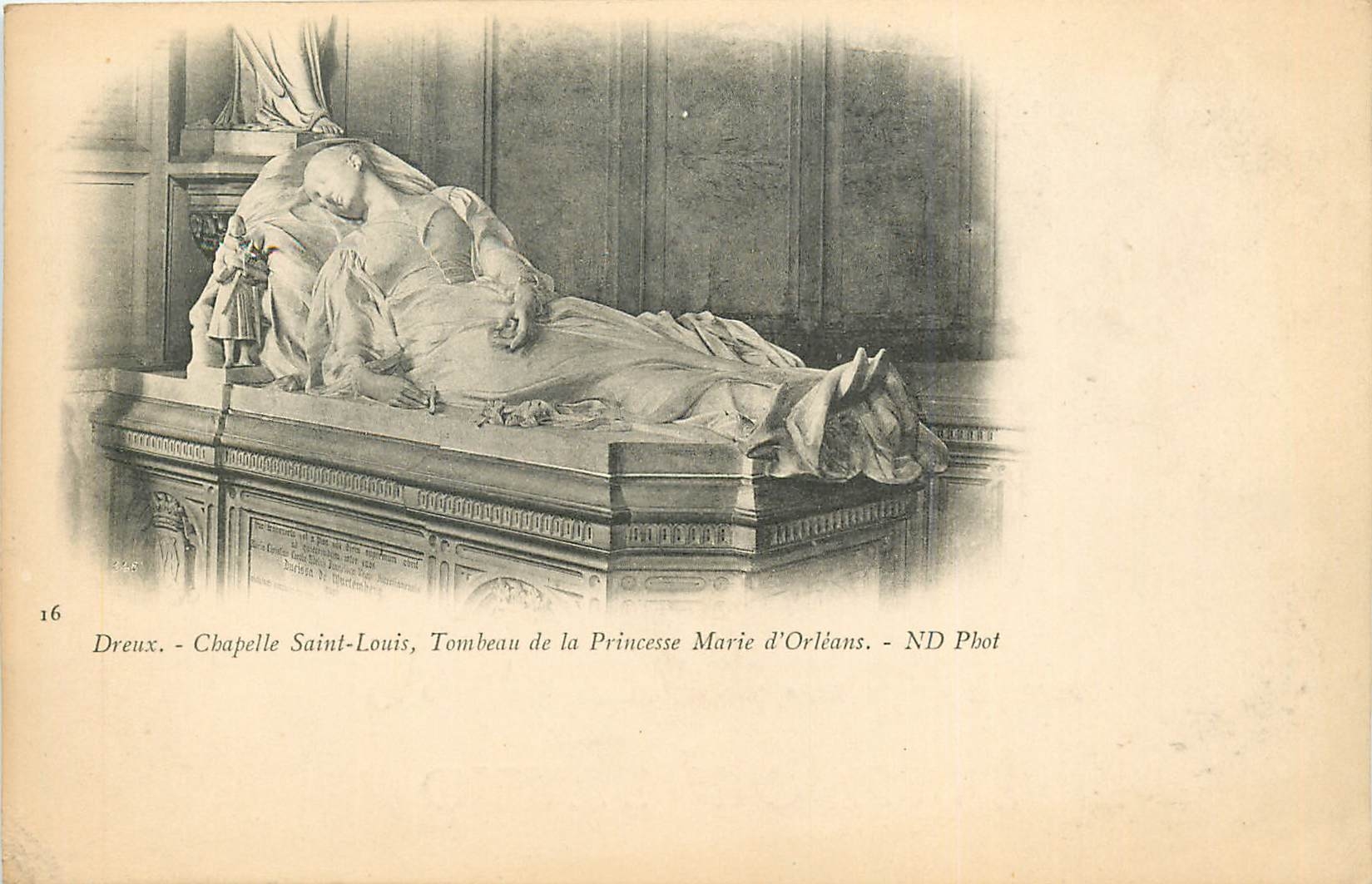 Dreux - Chapelle Saint-Louis, Tombeau de la Princesse Marie d'Orléans — ND Phot