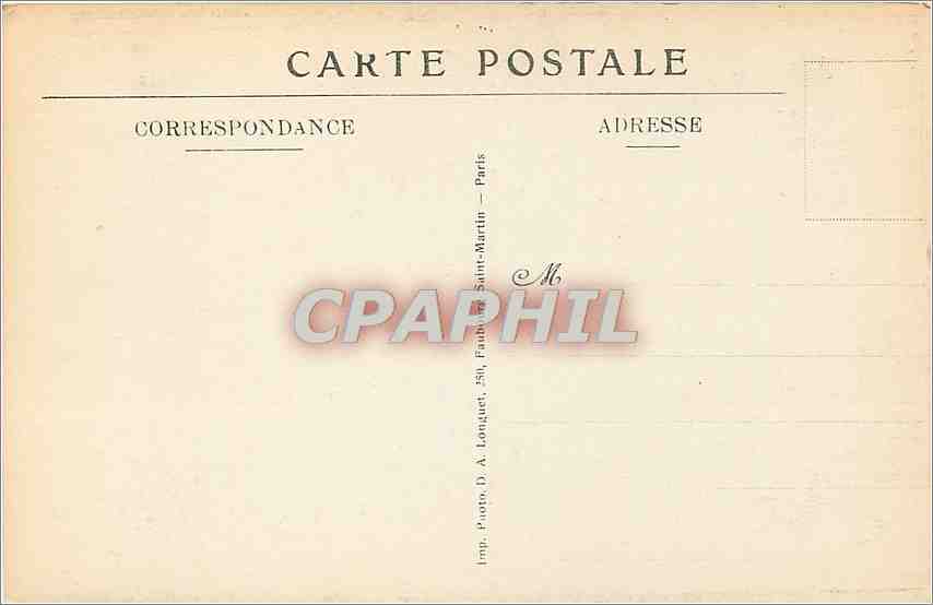 CPA Arras Guerre 1914 1916 La Cathedrale Vue interieure de la partie ecroulee rue Meauleus  — Rückseite
