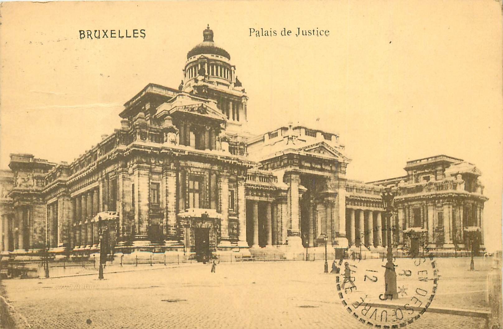 CPA Bruxelles Palais de Justice 