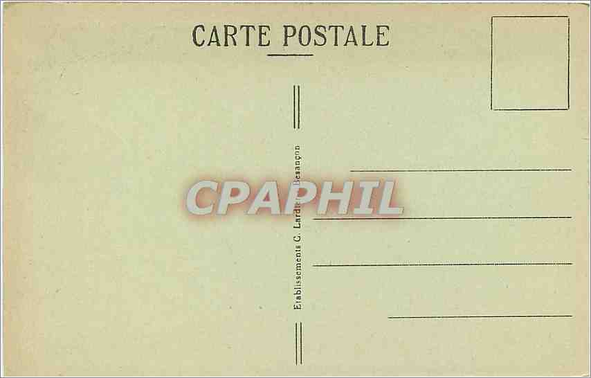 CPA Thann L'Eglise St Thiebaut Les Stalles  — Rückseite
