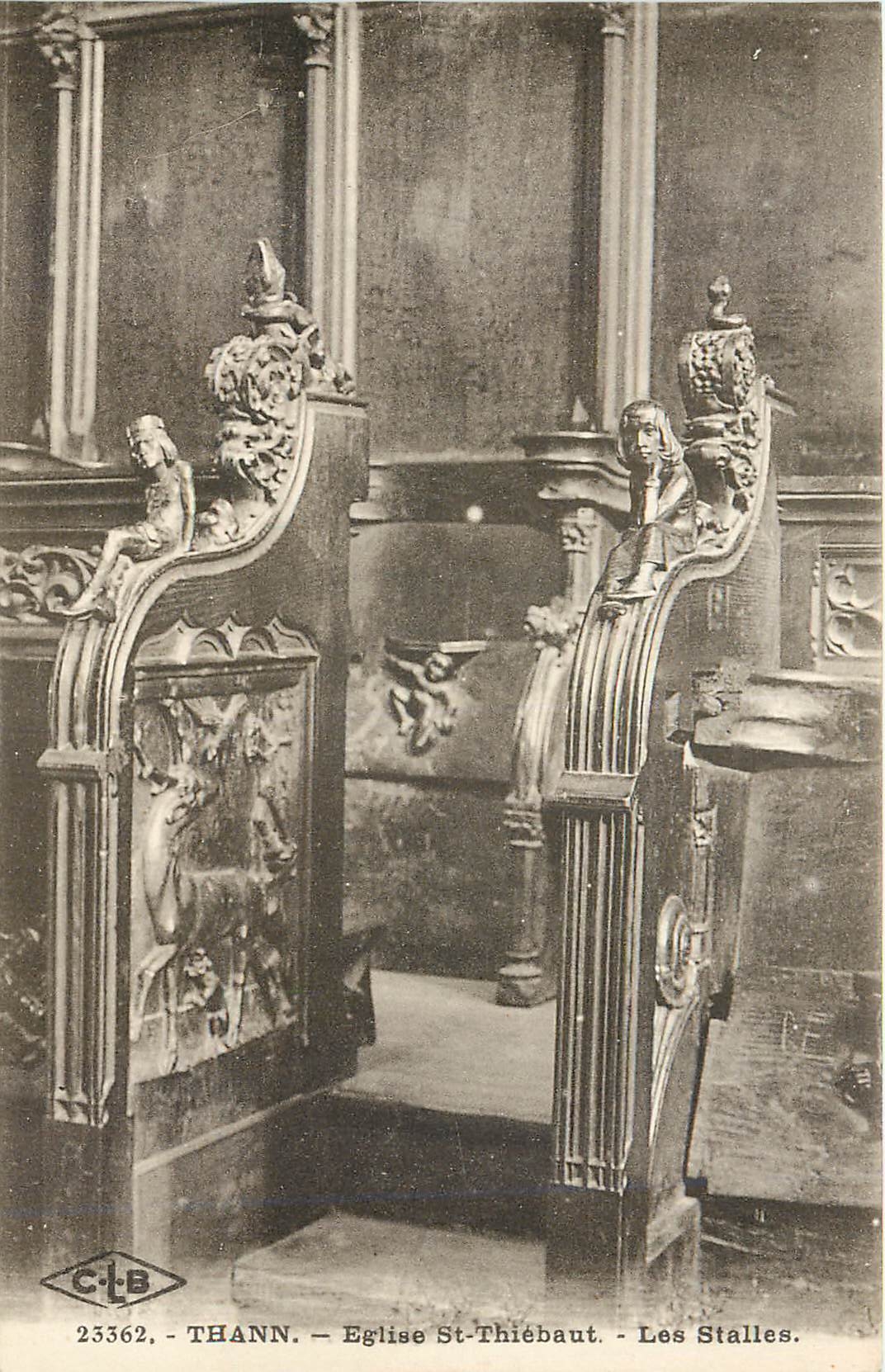 CPA Thann Eglise St Thiebaut Les Stalles 