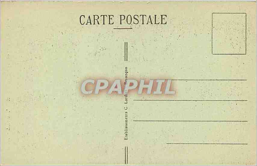 CPA Thann Eglise St Thiebaut Les Stalles  — Rückseite
