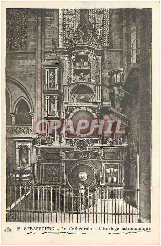 CPA Strasbourg La Cathedrale L'Horloge Astronomique 