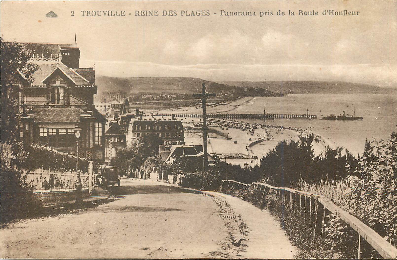 Trouville - Reine des Plages - Panorama pris de la Route d'Honfleur