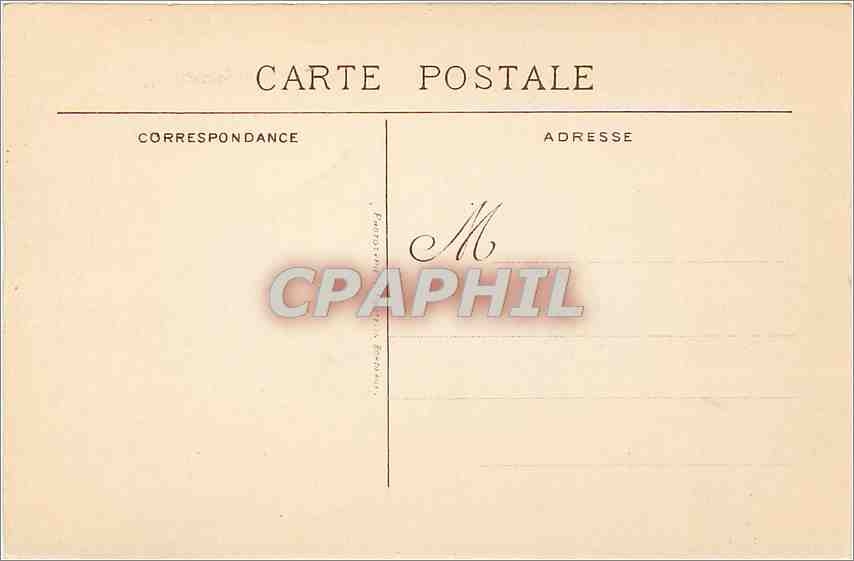 CPA Bordeaux Le Monument des Girondins Groupe cote sud  — Verso