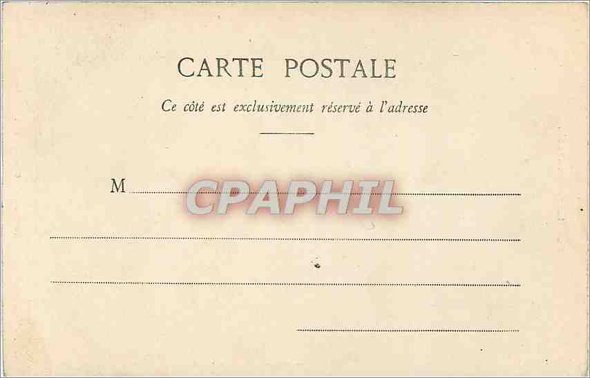 CPA St Sauveur Les Gorges a Colonne de la Duchesse  — Verso