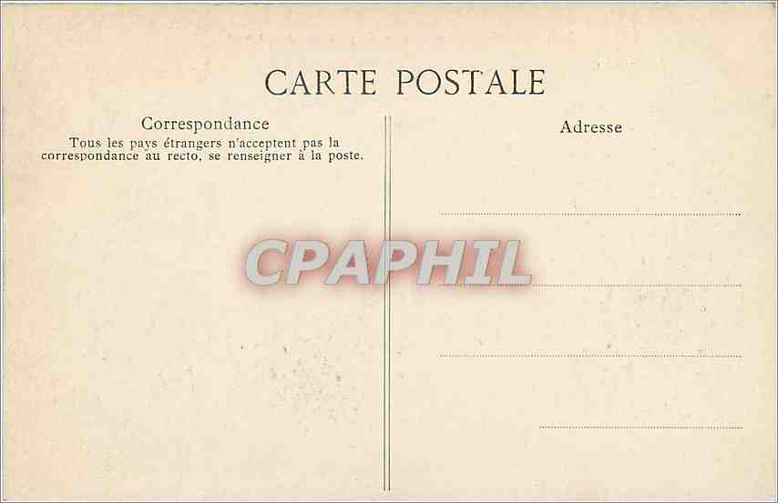 CPA Le Havre Entree du port par gros temps  — Rückseite