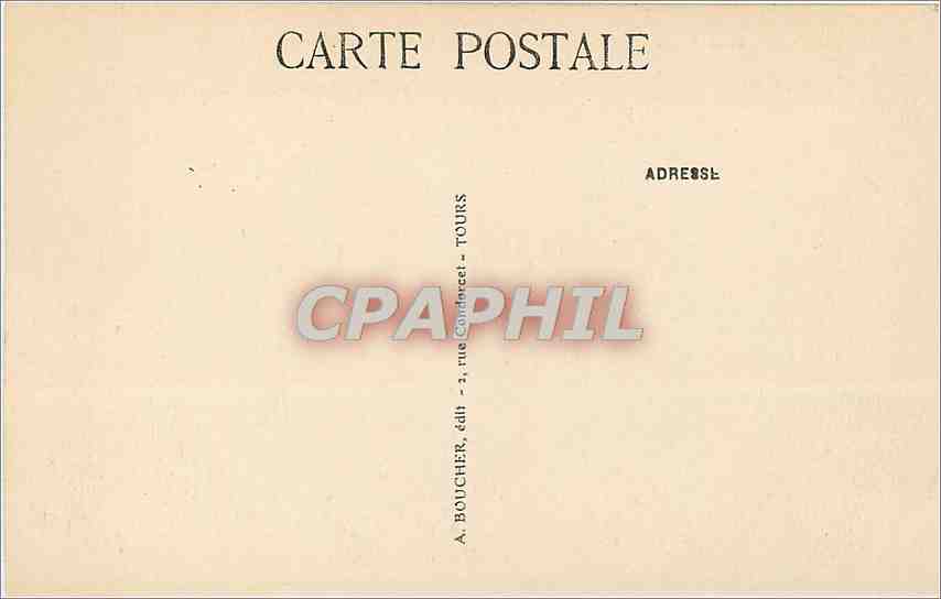 CPA Tours IL Vue Generale prise du Coteau de St Cyr  — Rückseite