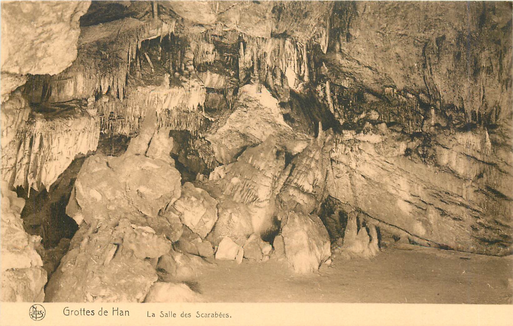 CPA Grottes de Han La Salle des Scarabees 