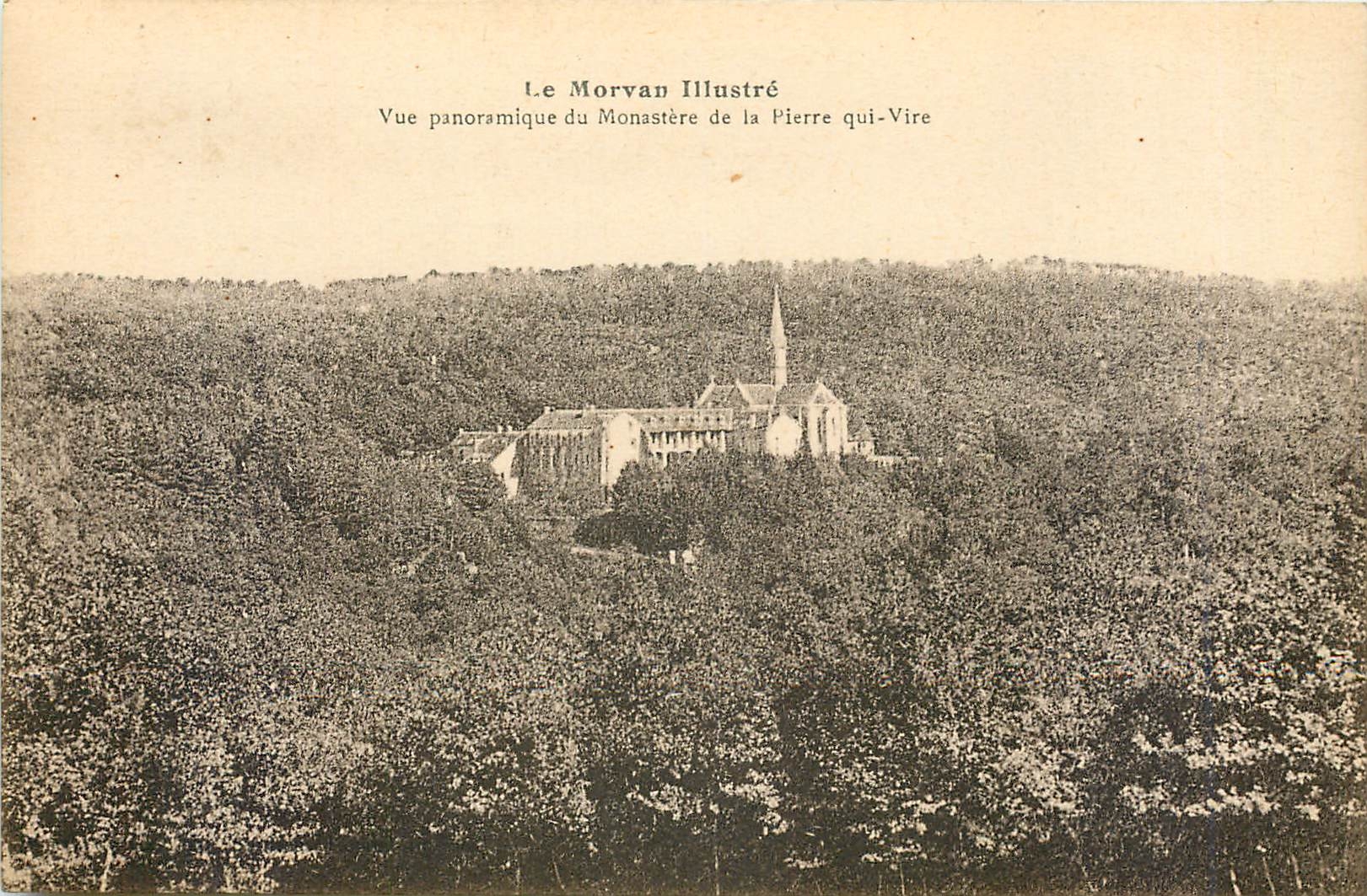 CPA Le Morvan Vue panoramique du Monastere de la Pierre qui Vire 