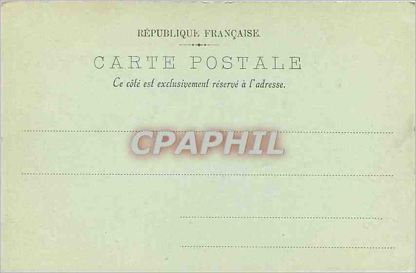 CPA Le Havre L'Hotel de Ville et le Jardin public  — Rückseite