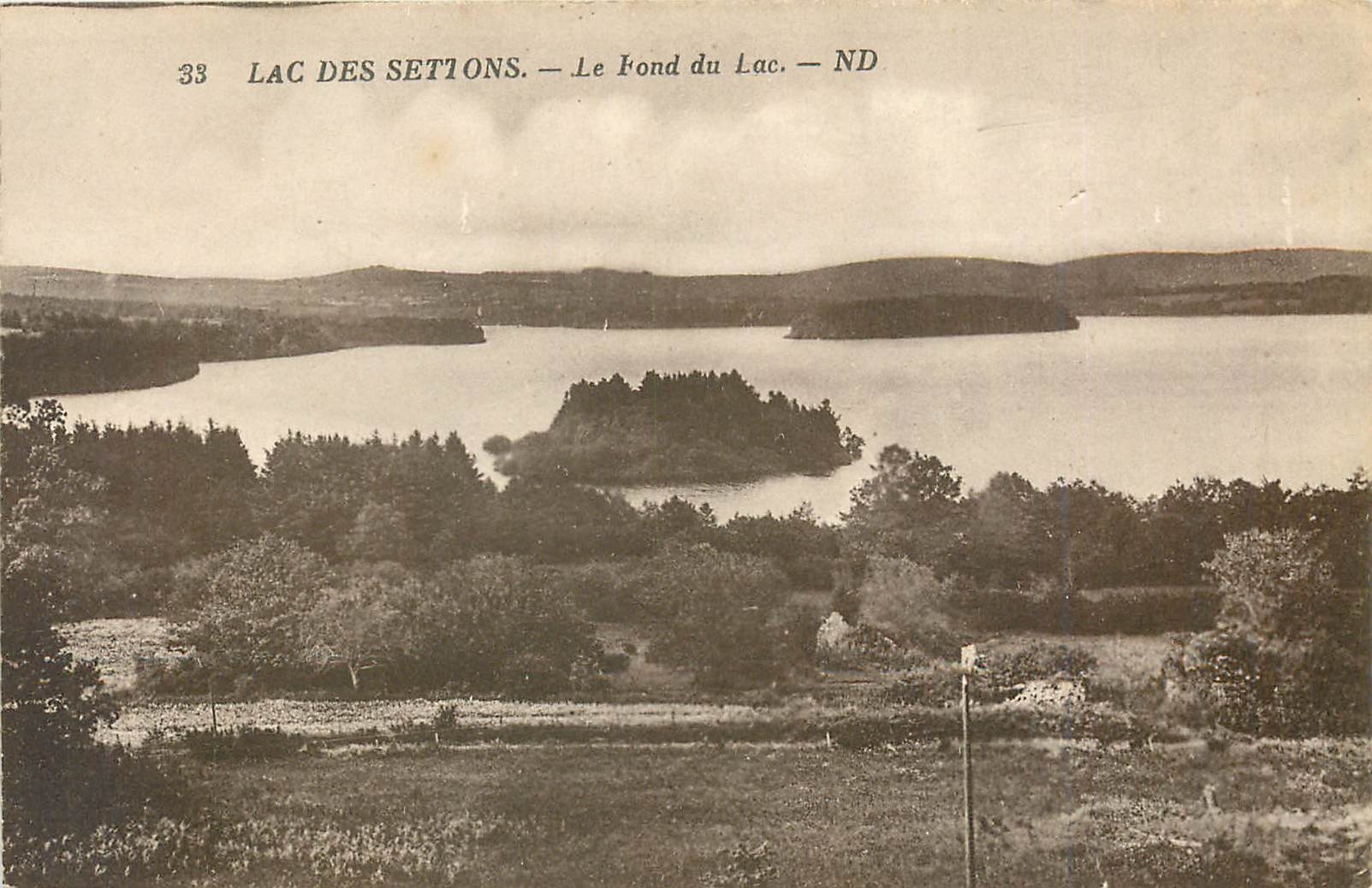 CPA Lac des Settons Le Fond du Lac 