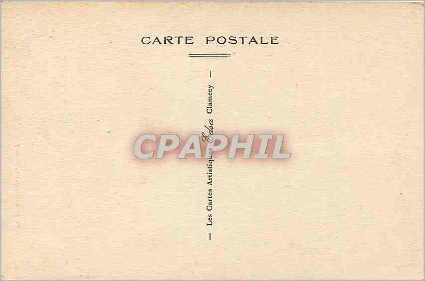 CPA Sites pittoresques du Morvan La Vallee de la Canche et les Monts du Morvan  — Rückseite