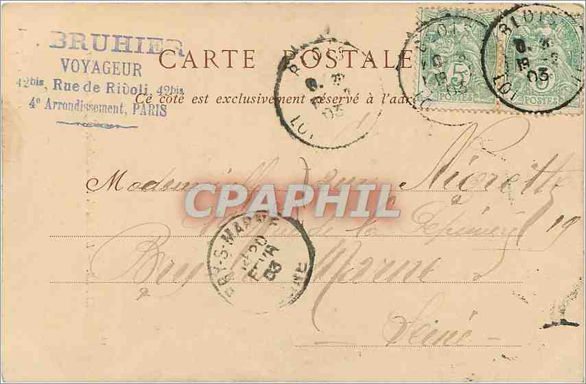 CPA Nevers L'Abside de la Cathedrale Eglise Saint Cyr  — Rückseite