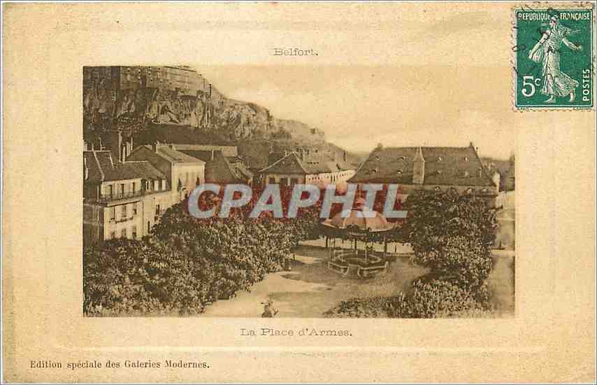 CPA Belfort La place d'armes