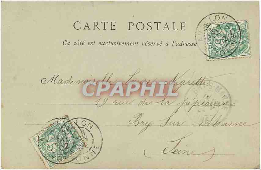 Vézelay — Église de la Madeleine, le Cloître & la Salle Capitulaire — Collections N.D. Phot. — Rückseite