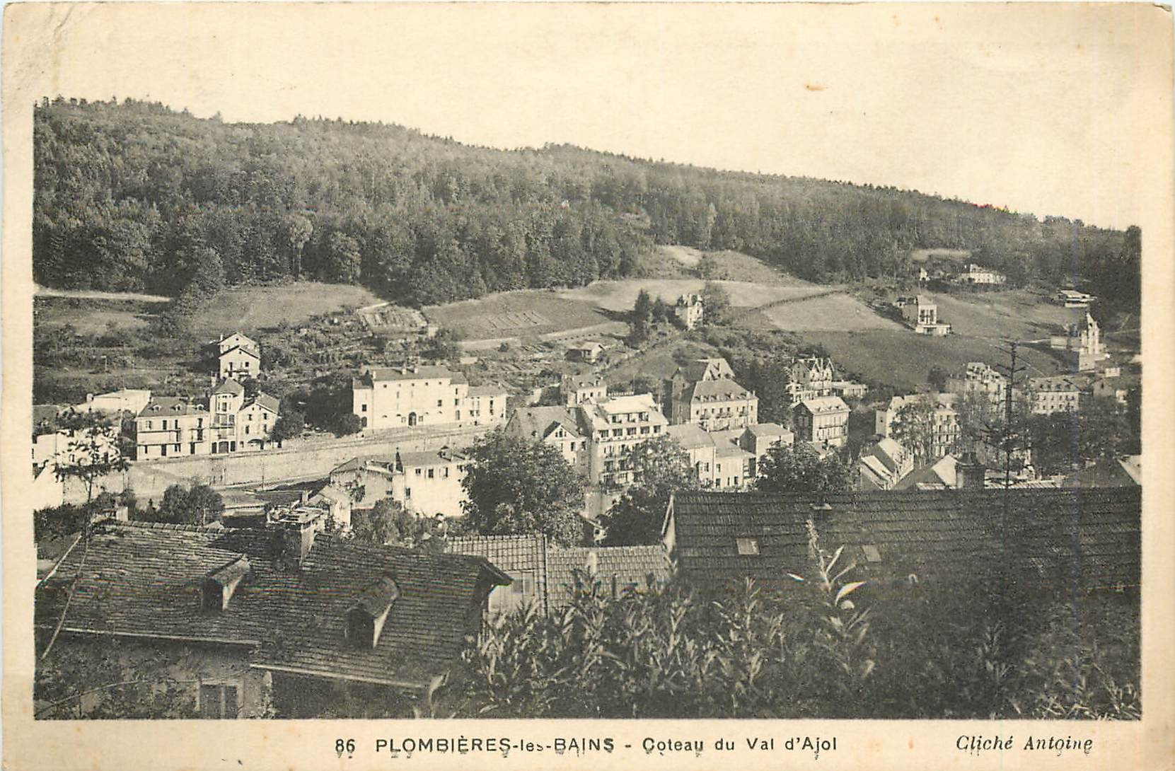 CPA Plombieres les Bains Coteau du Val d'Ajol 