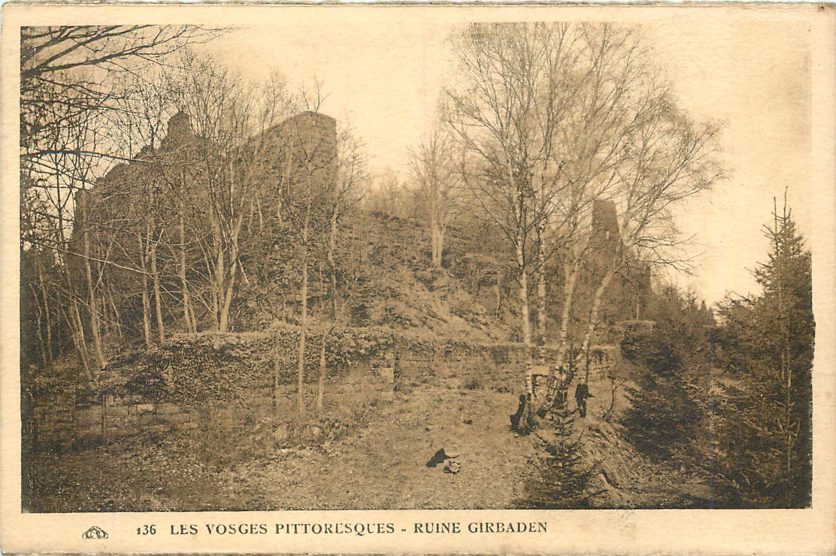 CPA Les Vosges Pittoresque Ruine Girbaden 